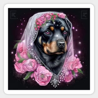 Rosey Rottweiler Sticker